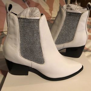 Sol Sana leather boots white 5 5.5
